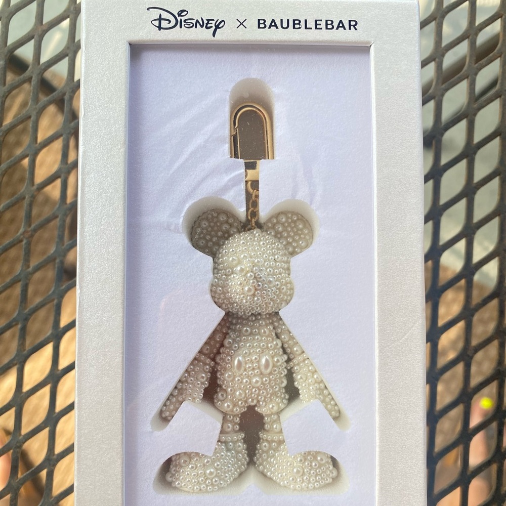 Disney x Baublebar Mickey Mouse Bag Charm - Pearl